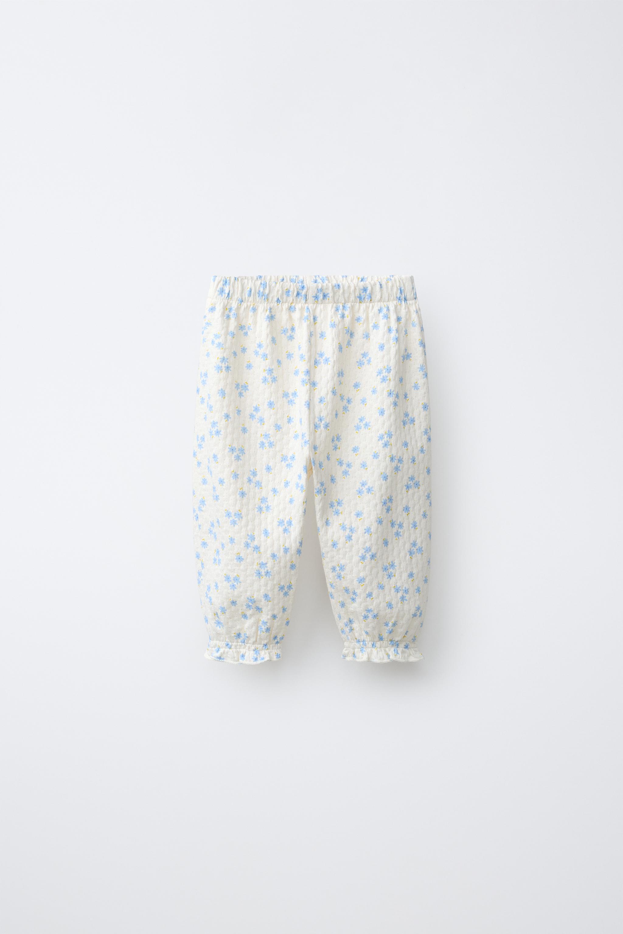 PANTALON DE JOGGING TEXTURÉ À FLEURS